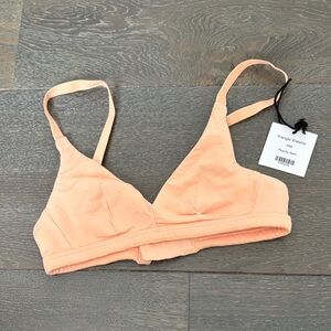 Peach Triangle Bralette